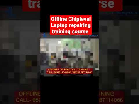 Chiplevel Laptop repairing training course in delhi. #laptoprepairingcourse #chiplevelrepairtraining