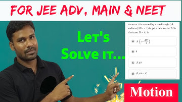 A vector A is rotated by a small angle del theta