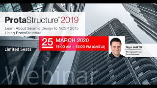 Learn About Seismic Design to NCSP 2015 Using ProtaStructure
