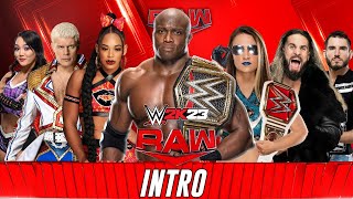 WWE 2K23 Universe Mode | RAW Intro