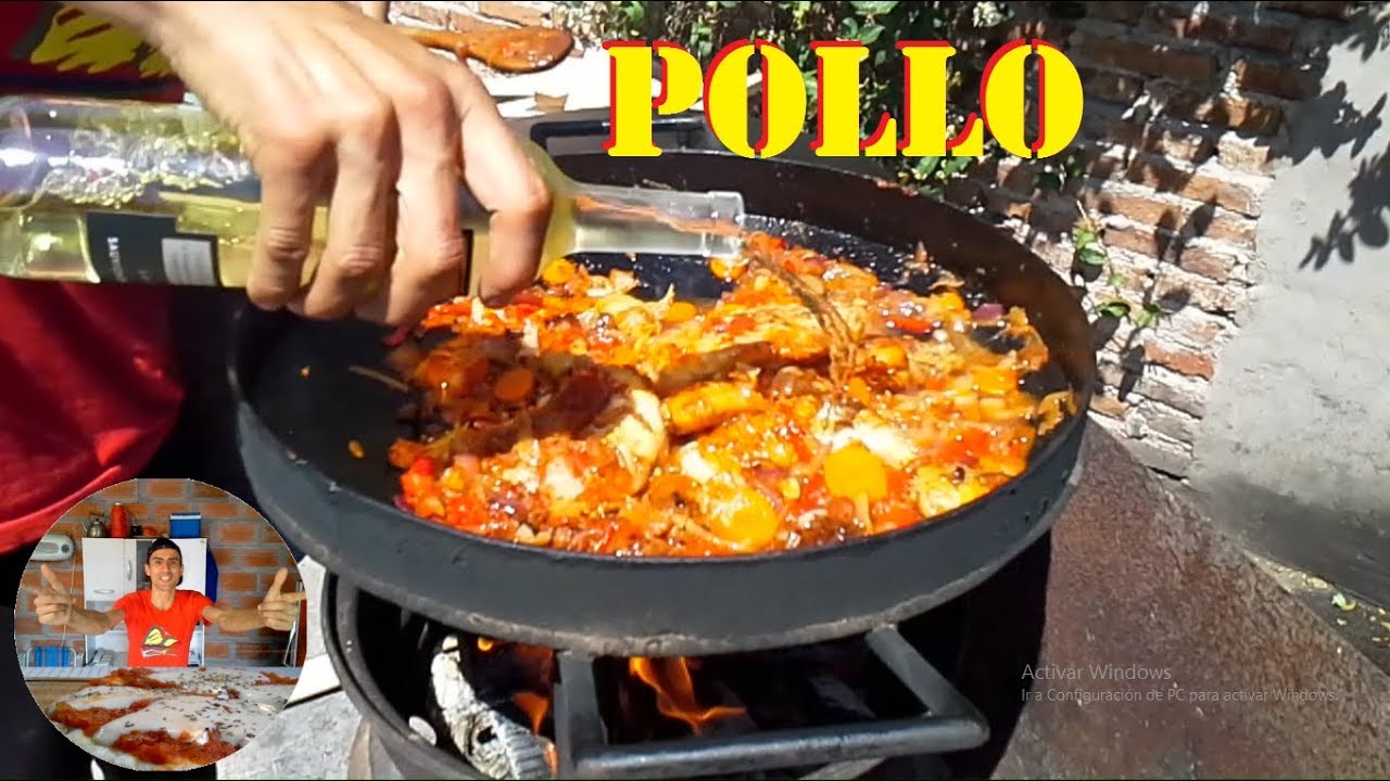 sofá Afectar quemado POLLO AL DISCO - YouTube