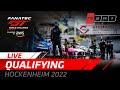 LIVE | Qualifying | Hockenheim | Fanatec GT World Challenge Europe Powered by AWS 2022 (English)