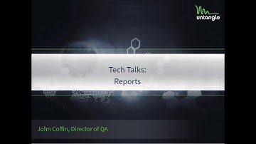 Tech Talks: Reports