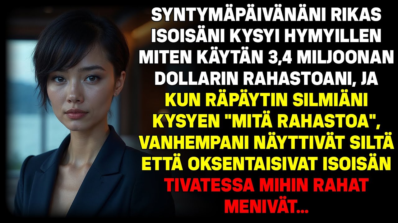 Rikas vaarini hymyili: “Miten käytät 3 400 000 $ rahastosi?” Räpäytin: “Minkä rahaston?”