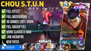 Script Chou Stun - S.T.U.N Chou No Password | Full Effect Voice | Patch Terbaru