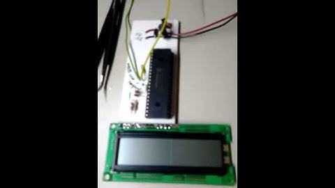 PIC16F877A ile LCD EKRANDA FREKANS SAYICI FREKANSMETRE