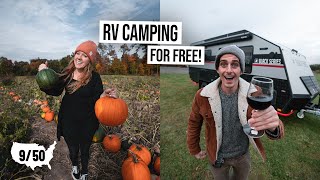 How We RV Camp FOR FREE At Wineries & Farms!  Best OffGrid Boondocking in Ohio