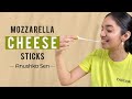 How I Make My Favorite Mozzarella Cheese Sticks - Quick Snacks Recipe | Cook WIth Anuskha Sen