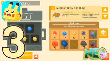 Pokemon Quest: Gameplay Walkthrough Part 3 - Tell Me A Good Recipe (iOS, Android)