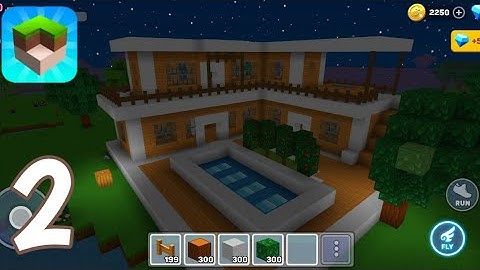 MiniCraft: Blocky Craft 2022 - Gameplay Walkthrough Part 2 - Modern House 2 (iOs, Android)