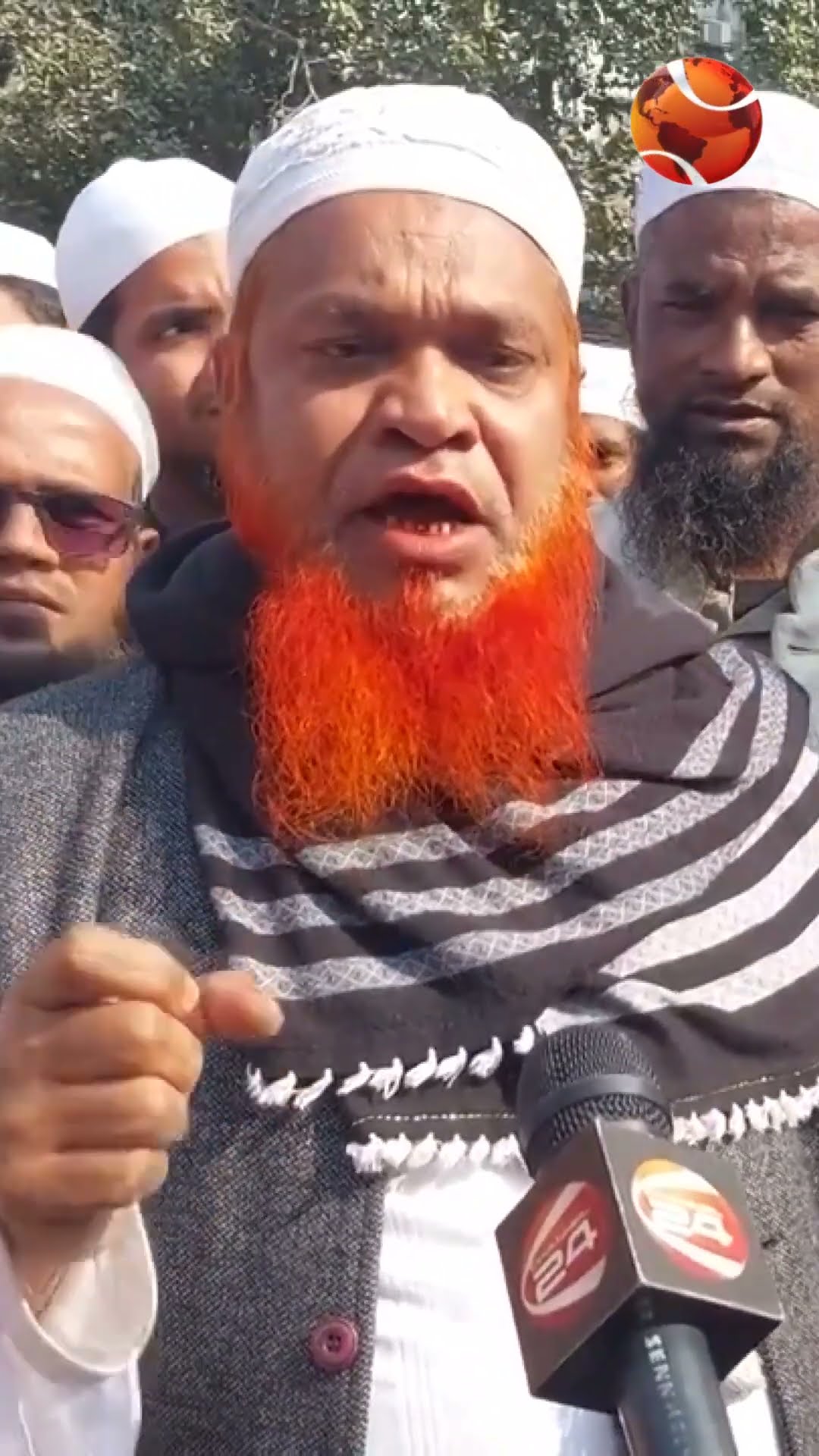 সাদপন্থীদের বিচারের দাবীতে জুবায়ের পন্থীদের বিক্ষোভ #TablighJamaat #Joypurhat #Channel24