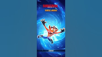 Run in Survival Run Turtle Woods in Crash Bandicoot: On the Run