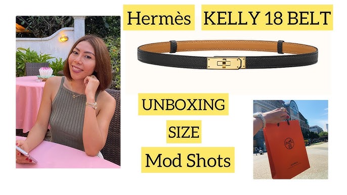 HERMES Epsom Kelly Pocket Belt Gold 1303100