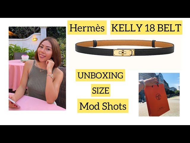 UNBOXING  Hermès Rose Gold Kelly Belt Details 