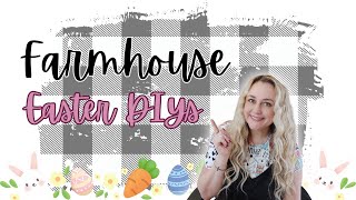 Dollar Tree Farmhouse Easter DIYs on a Budget