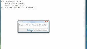 Python: while Loops - Count Controlled while Loops