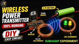 How To Make Wireless Power Transmitter Circuit With K1403 MOSFET