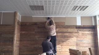 Wandverkleidung Altholz