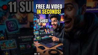 Day 19 – AI Makes Videos For You 🤯 #makemoneyonline #freeonlinetools #tech