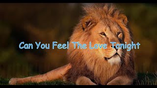 Can You Feel The Love Tonight - Elton John From The Lion King