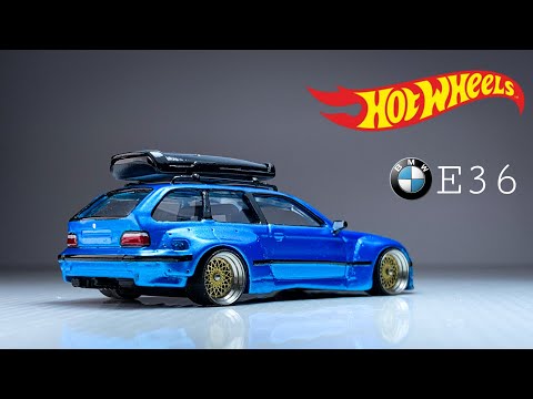BMW e36 Touring convert Hot Wheels Custom