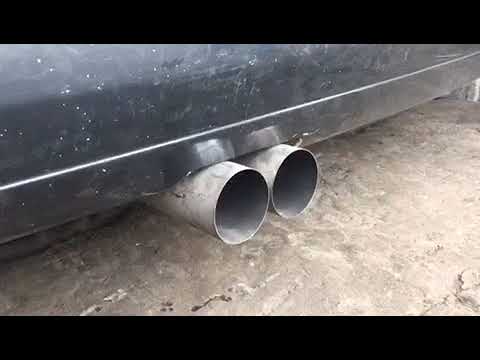 Звук выхлопа w140 3.2 без глушителя