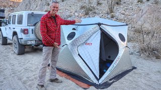 What It's Like Camping in a SpaceAge Tent  Shift Pod Tent