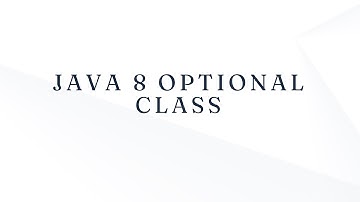 Java 8 Optional