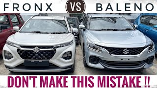 Maruti Fronx 2024 vs Baleno 2024 - Which is better? | Fronx Maruti Suzuki vs Baleno car | Fronx 2024