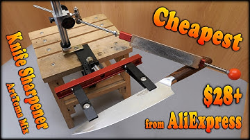 The Cheapest Knife Sharpener from AliExpress TooHR 0 + DIY ► BEATS Expectations! Razor Sharp Edge!