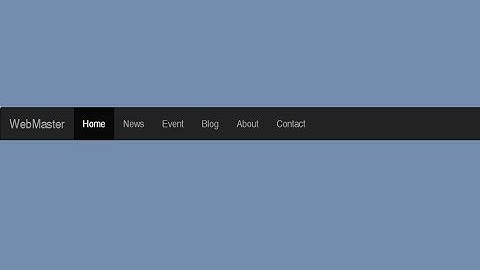 Inverted navigation bar  with bootstrap