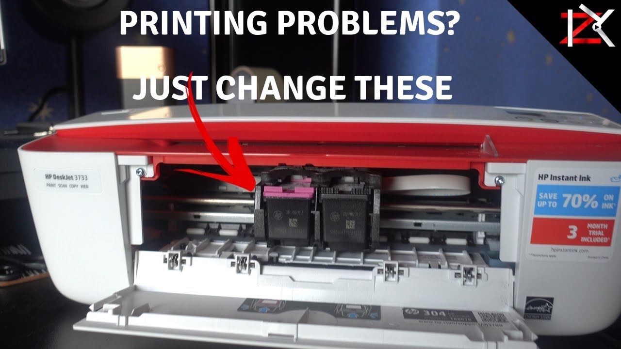 Deskjet Printing | Print Green Fade Printing FIXED - YouTube