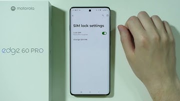 Motorola Edge 60 Pro: How to Change SIM PIN (Change SIM Lock PIN Code)