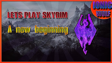 Lets Play Skyrim Part 1 // A New Beginning