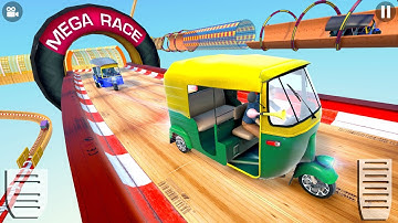 Tuk Tuk Auto Rickshaw 3D Stunt Gameplay