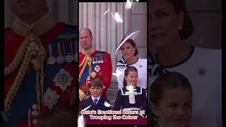 Kate’s Emotional Return at Trooping the Colour #princesscatherine #royalfamily #shorts #ytshorts