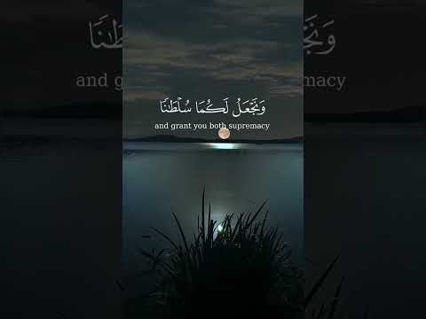 ق ال س ن ش د ع ض د ك ب أ خ يك و ن ج ع ل ل ك م ا س ل ط ان ا