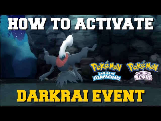 ◓ Participe do evento limitado de Darkrai nos jogos 'Pokémon Brilliant  Diamond & Pokémon Shining Pearl