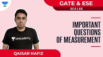 Important Questions of Measurement | EE/EC | ESE Prelims 2021 | Qaisar Hafiz