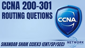 005 Types of Questions in Routing | CCNA Exam by Sikandar Shaik