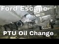 2013-2019 Ford Escape PTU (Power Transfer Unit) Oil Change