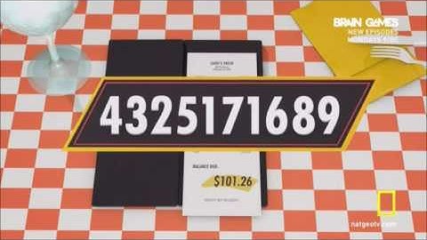 Brain Games - Short Term Memory (Length, Capacity, and Chunking)