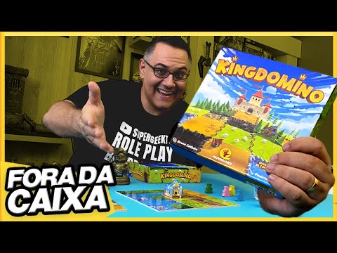O novo KINGDOMINO chegou! Fora da Caixa completo da edição revisada da PaperGames!