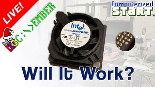 For Parts Pentium Overdrive: Will It Work with a Broken Pin? #DOScember (Computerized Start™ Live)