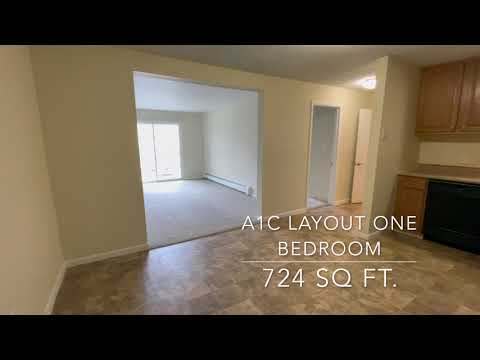 A1C One Bedroom Tour - Colonial Village Apartments