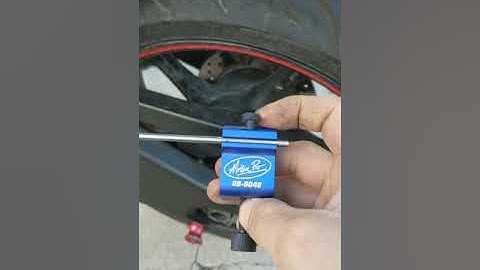 How to fix tire wobble on motorcycle