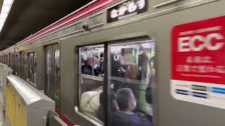 Osaka Metro 御堂筋線愛車21系6編成なかもず行き発車シーン
