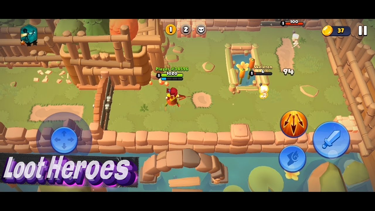 Loot Heroes: Fantasy RPG Games Android & iOS Gameplay