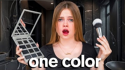 LIVING ALONE in ONE COLOR For 24 Hours @jordanmatter Trailer