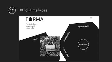 #tildatimelapse: Bad n-od Studio Designer Creates a Landing Page in Tilda